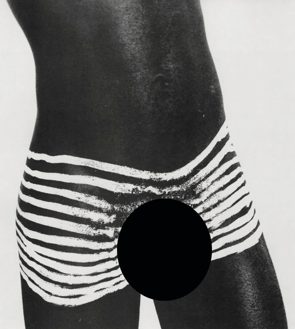 WOLFGANG VON WANGENHEIM - Untitled, Striped c.1988 (1 of 2)