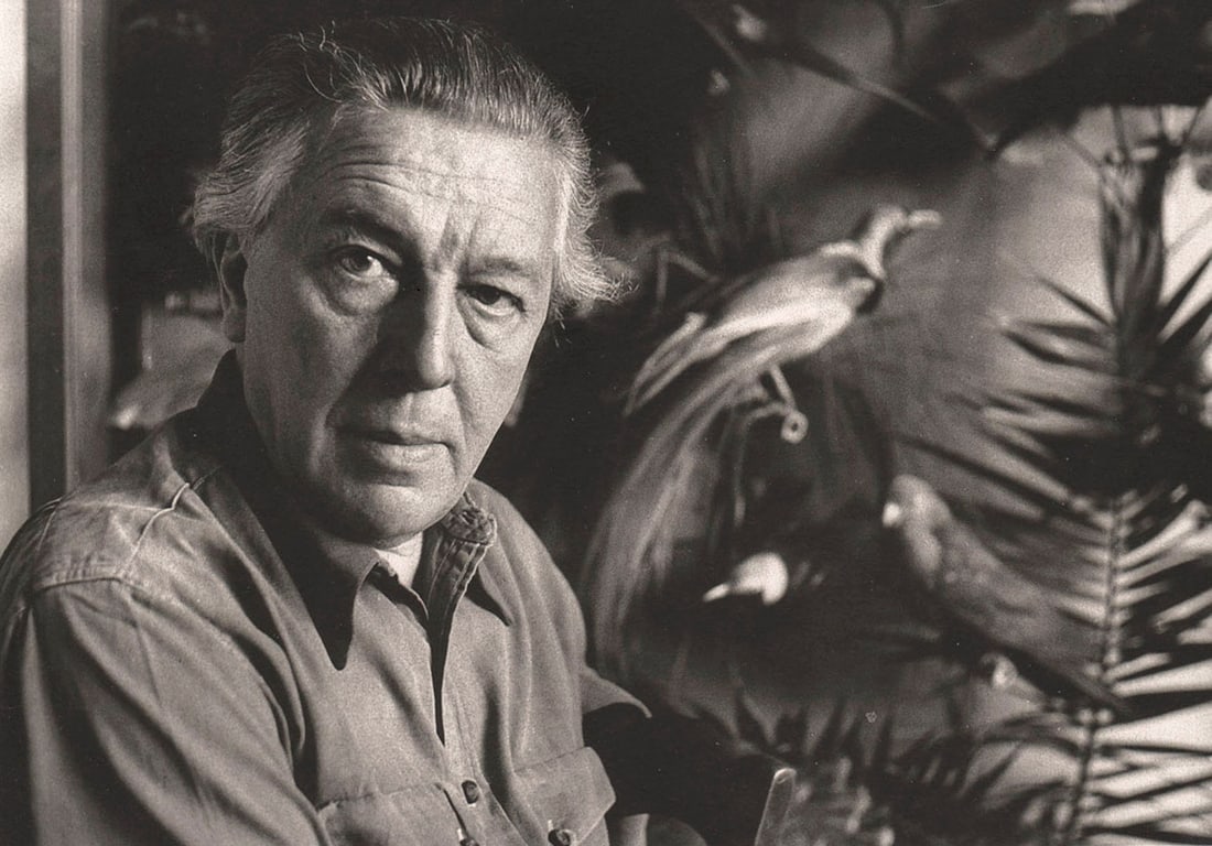 SABINE WEISS - Andre Breton, 1955: Artist: SABINE WEISS Print Title: Andre Breton, 1955 Medium: photolithograph Printed in: France, 1980’s Image Size: approx. 5.5 x 7.5 ” Sabine Weiss born Sabine Weber on July 23 , 1924 in