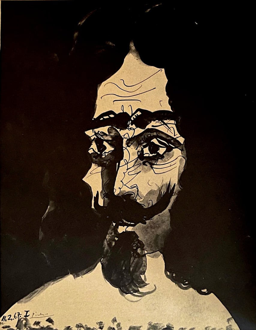 1969 Picasso's Drawings 1966-68 No 1 dated 2 /11 / 67 (1 of 1)