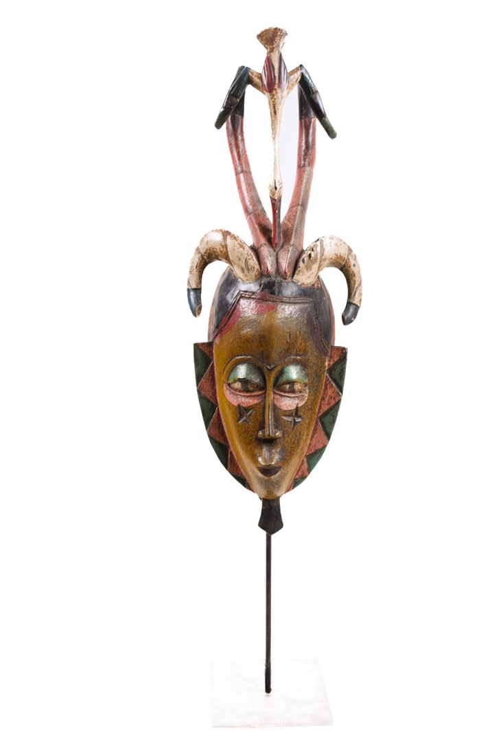 Dance mask - Wood - Guro - Ivory Coast (1 of 7)