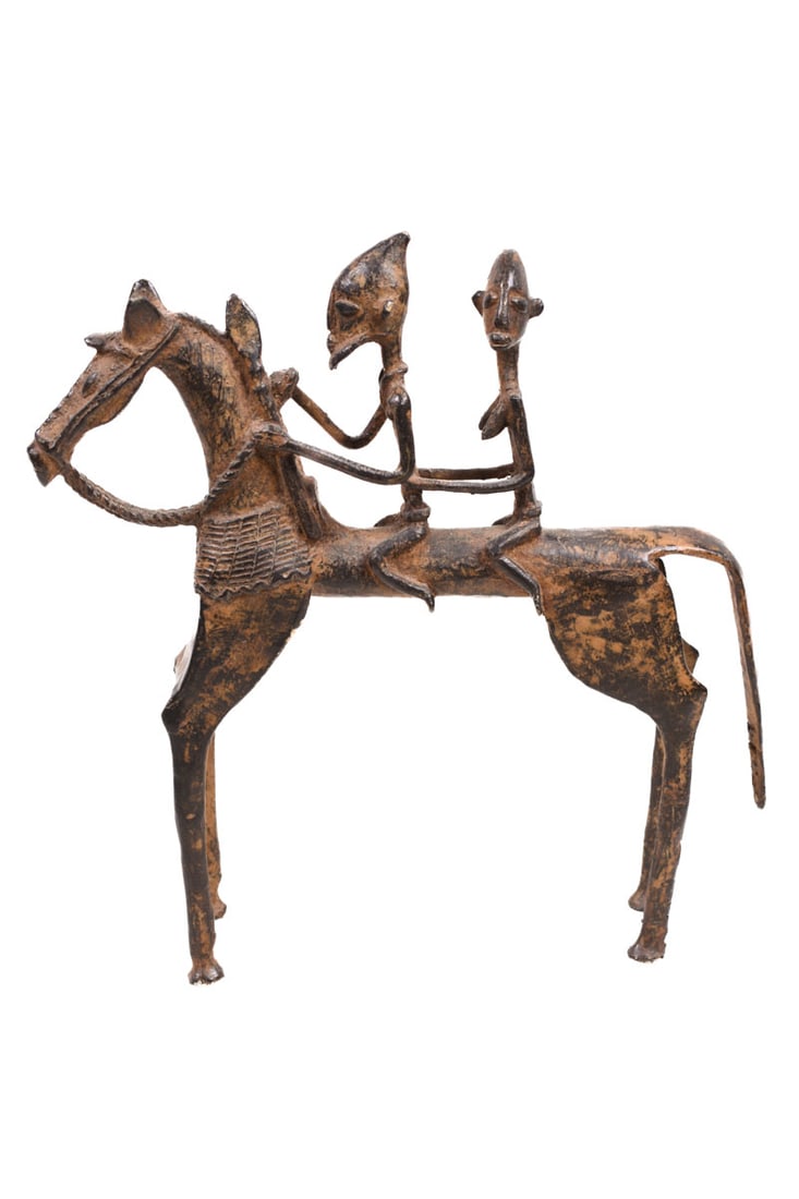 Equestrian Figure - Bronze - Dogon - Mali (1 of 7)