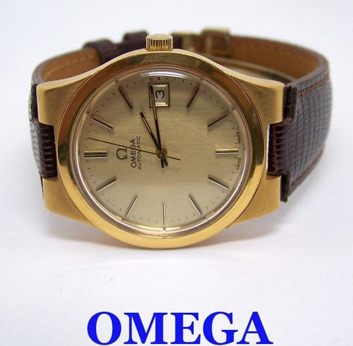 Vintage Gold Color OMEGA Automatic Watch 1970s Cal.1012* EXLNT* SERVICED (1 of 15)
