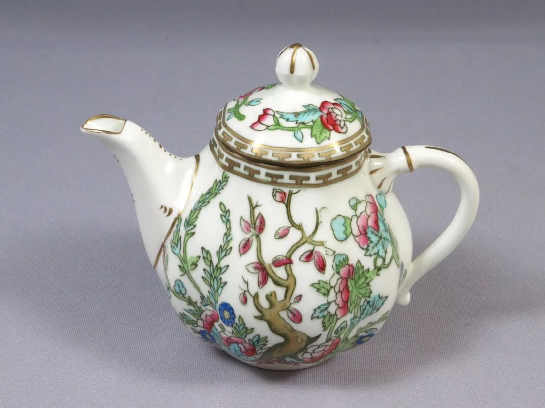 Coalport Indian Tree Small Coffee Tea pot Teapot England Green Mark (1 of 5)