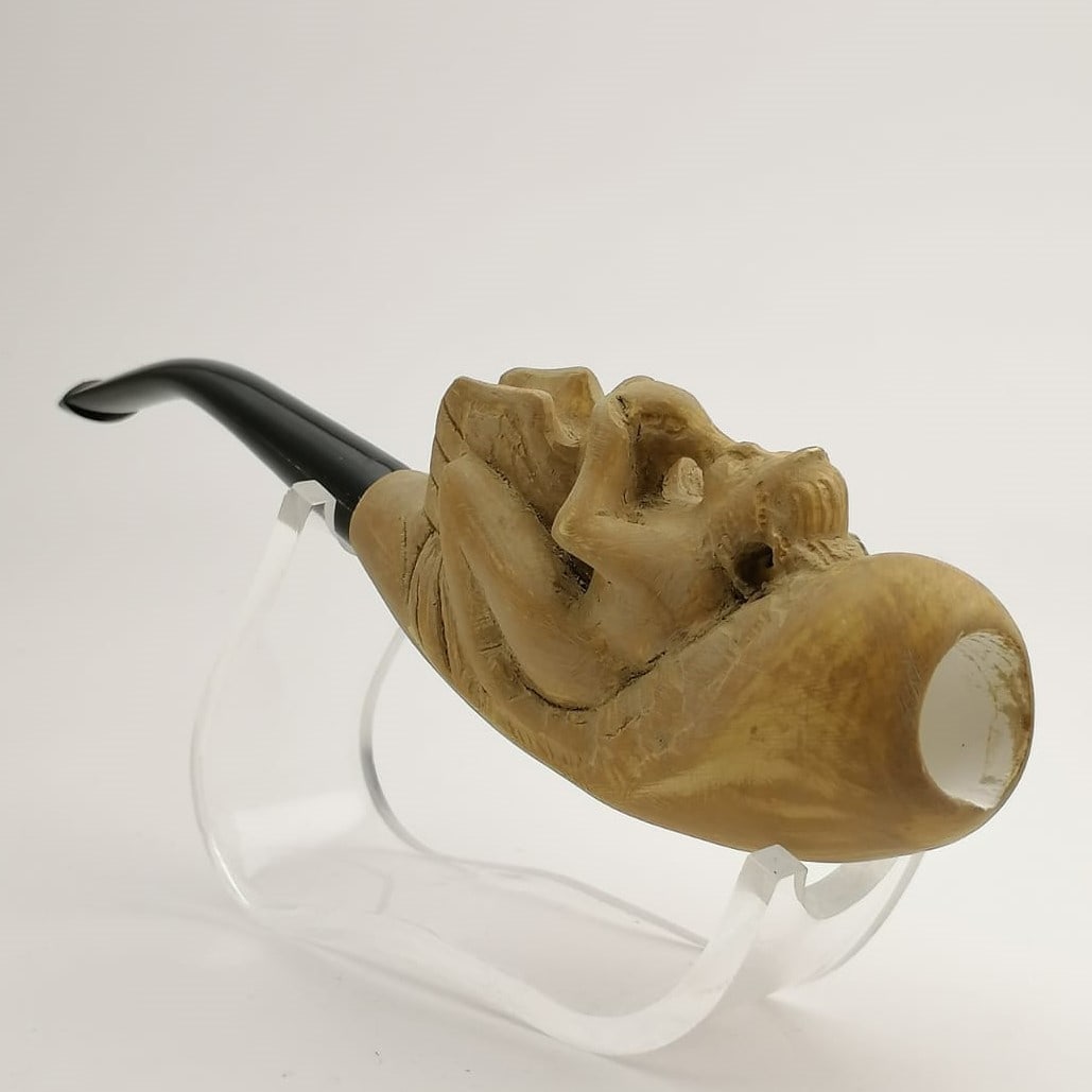 Leda and Swan Meerschaum Pipe Greek Mythology (1 of 9)