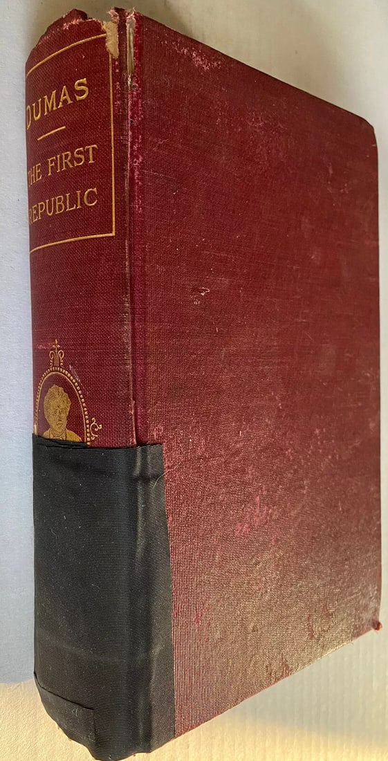 The First Republic by Alexandre Dumas 1894 Illustrated Hardcover RARE Good (1 of 17)