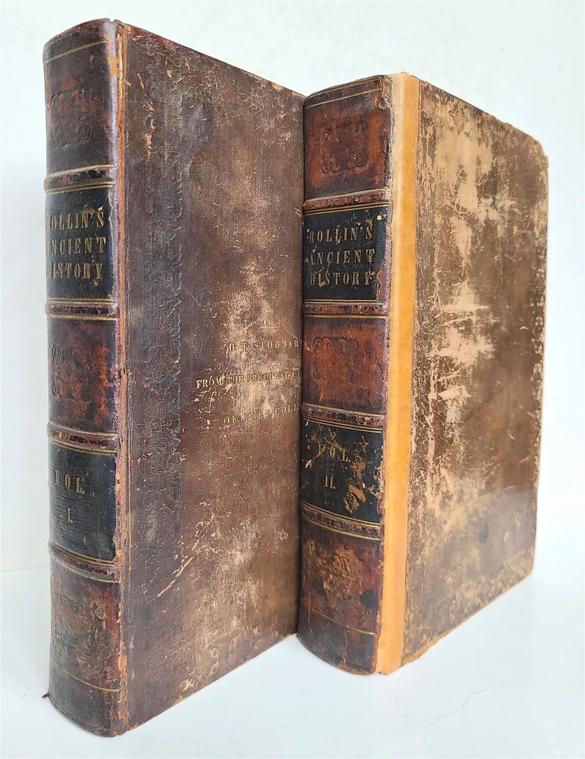1834 ANCIENT HISTORY of EGYPTIANS CARTHAGINIANS ASSYRIANS BABYLONIANS antique: The Ancient History of the Egyptians, Carthaginians, Assyrians, Babylonians, Medes & Persians, Grecians and Macedonians Including a history of the ARTS AND SCIENCES OF THE ANCIENTS by CHARLES ROLLIN i