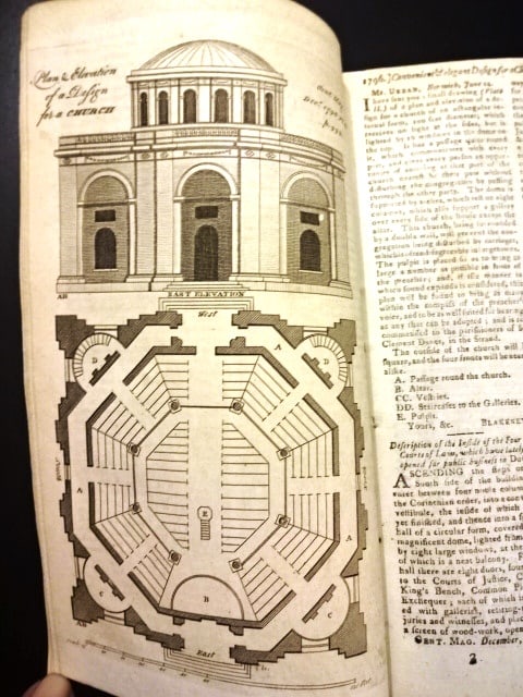 1796 Gentleman's Magazine Architecture (1 of 3)