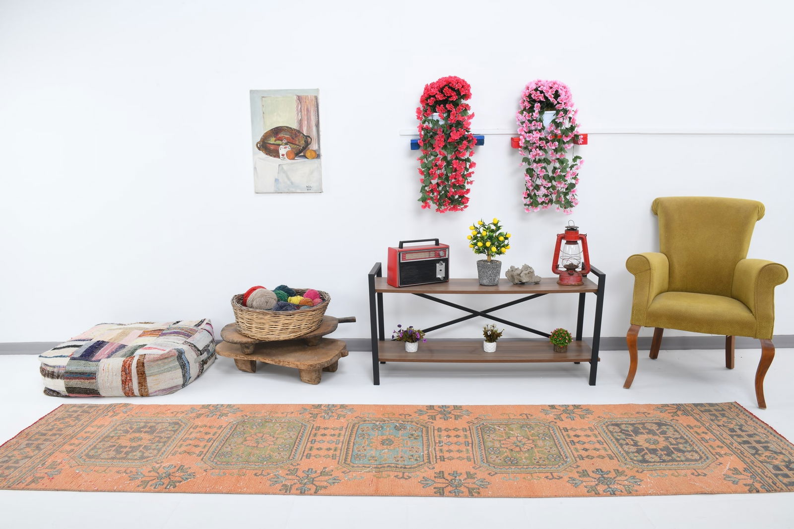 2'6" x 10'11" Turkish Vintage Runner Rug - 18720 (1 of 19)