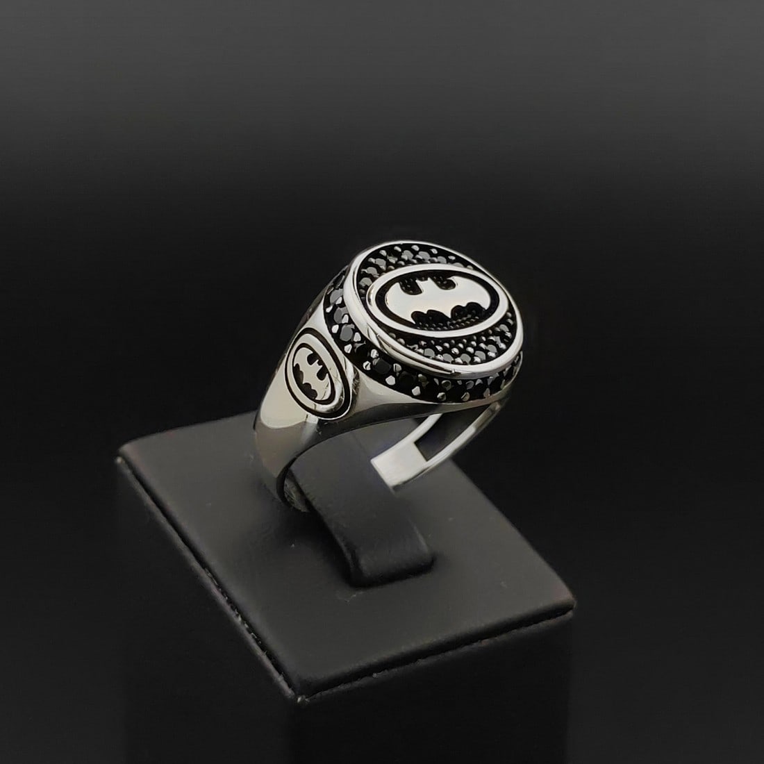925 Silver Men's Ring,Batman (1 of 8)