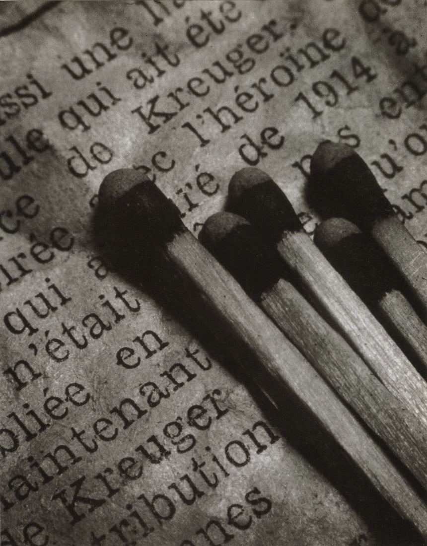 BRASSAI - Matches, 1930: Artist: Brassai Title: Matches, 1930 Date: Photo Litho, 2000, Italy Dimensions: 9.35x12" Description: Heat Wax Mounted on 12x16" Conservation Board Artist Bio: Brassai was a Hungarian-French photograp