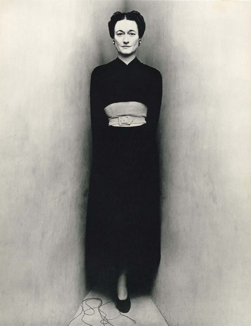IRVING PENN - The Duchess of Windsor: Artist: Irving Penn Title: The Duchess of Windsor Date: Photo Litho, 1960, Switzerland Dimensions: 9.3x12.05" Description: Heat Wax Mounted on 12x16" Conservation Board Artist Bio: Irving Penn (1917-2