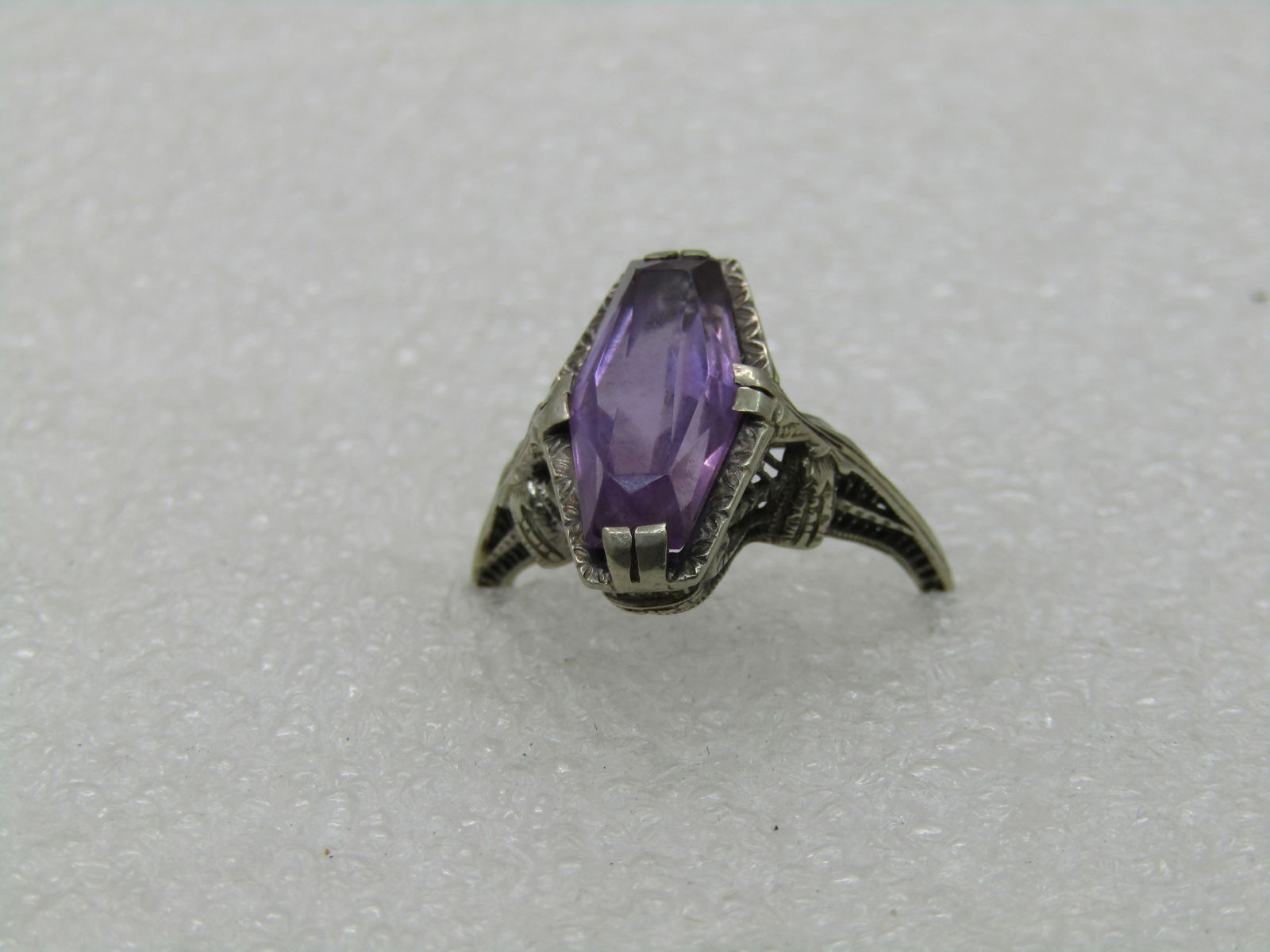 14kt Amethyst Ring, Sz. 6, 1920's-1930's (1 of 10)