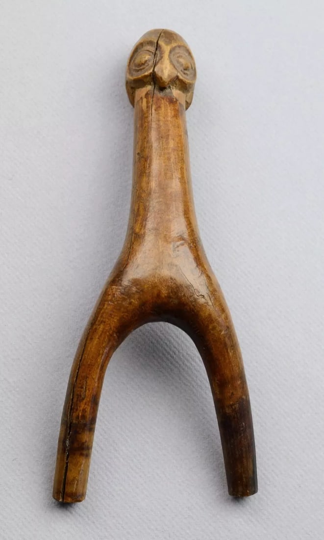 Burkina Faso cute NUNA or GURUNSI Slingshot zoomorphic African Tribal Art 0478 (1 of 2)