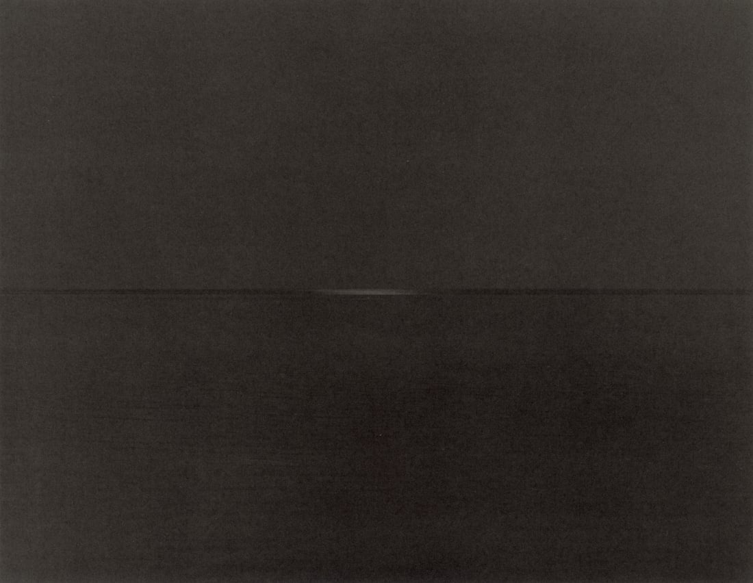 HIROSHI SUGIMOTO - Lake Superior, Cascade River 1995: Artist: Hiroshi Sugimoto Title: Lake Superior, Cascade River, 1995 Medium: Photo Litho, 2005, Germany Dimensions: 8.45x6.55" Description: Heat Wax Mounted on 8.5x11" Conservation Board Artist Bio: Hir