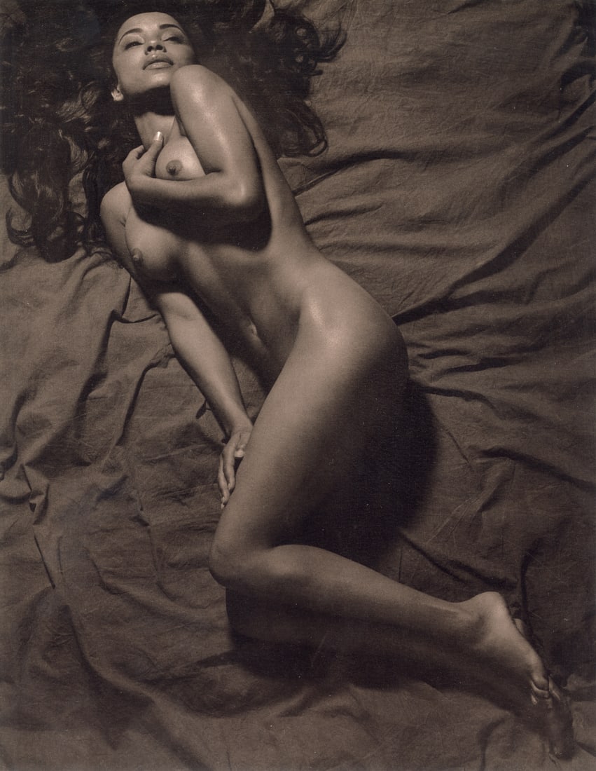 ALBERT WATSON - Sade, London, 1992: Artist: Albert Watson Title: Sade, London, 1992 Medium: Photo Litho, 1994, USA Dimensions: 10.8x14" Description: Heat Wax Mounted on 14x18" Conservation Board Artist Bio: Albert Watson (born 1942) is