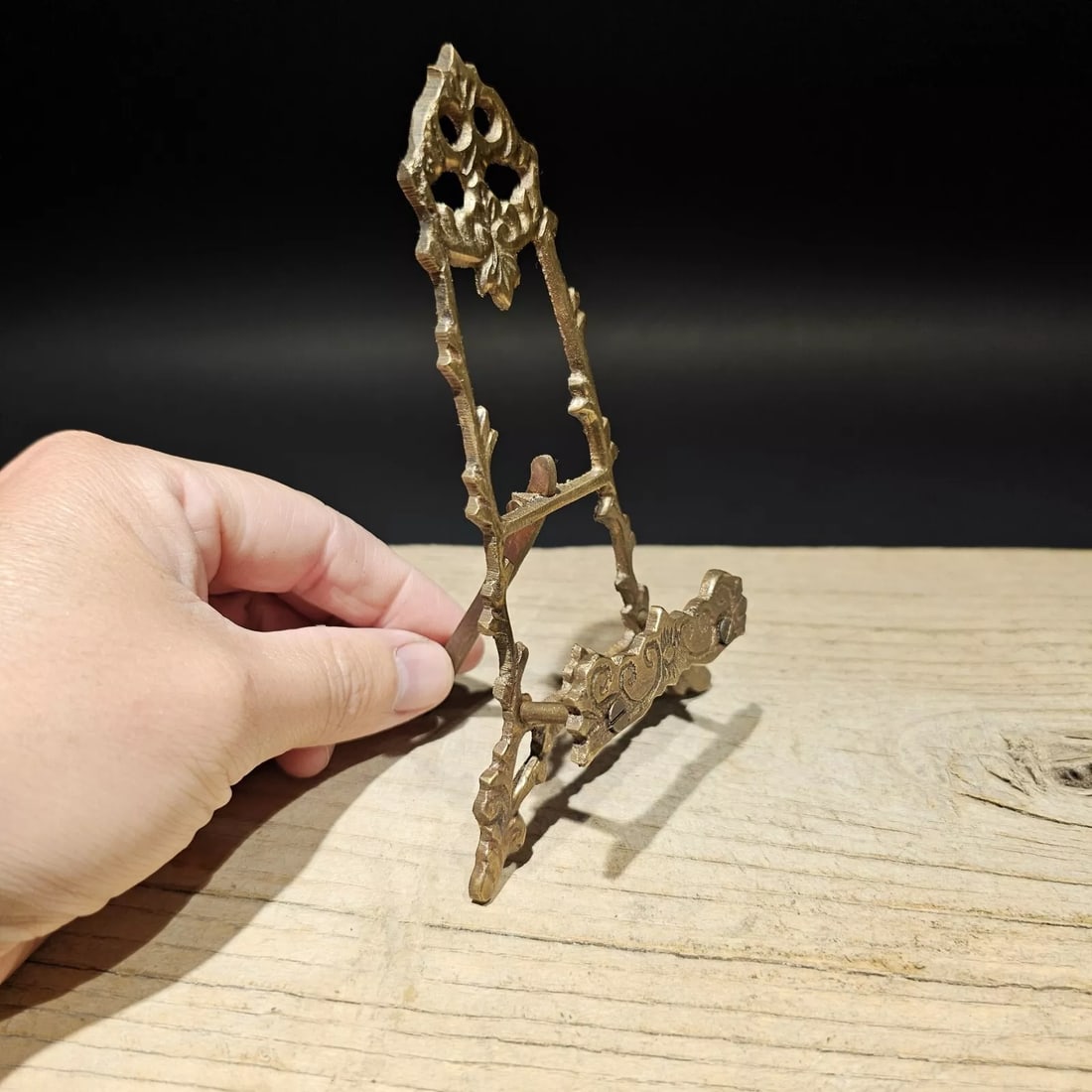5" Miniature Brass Desk Easel (1 of 13)