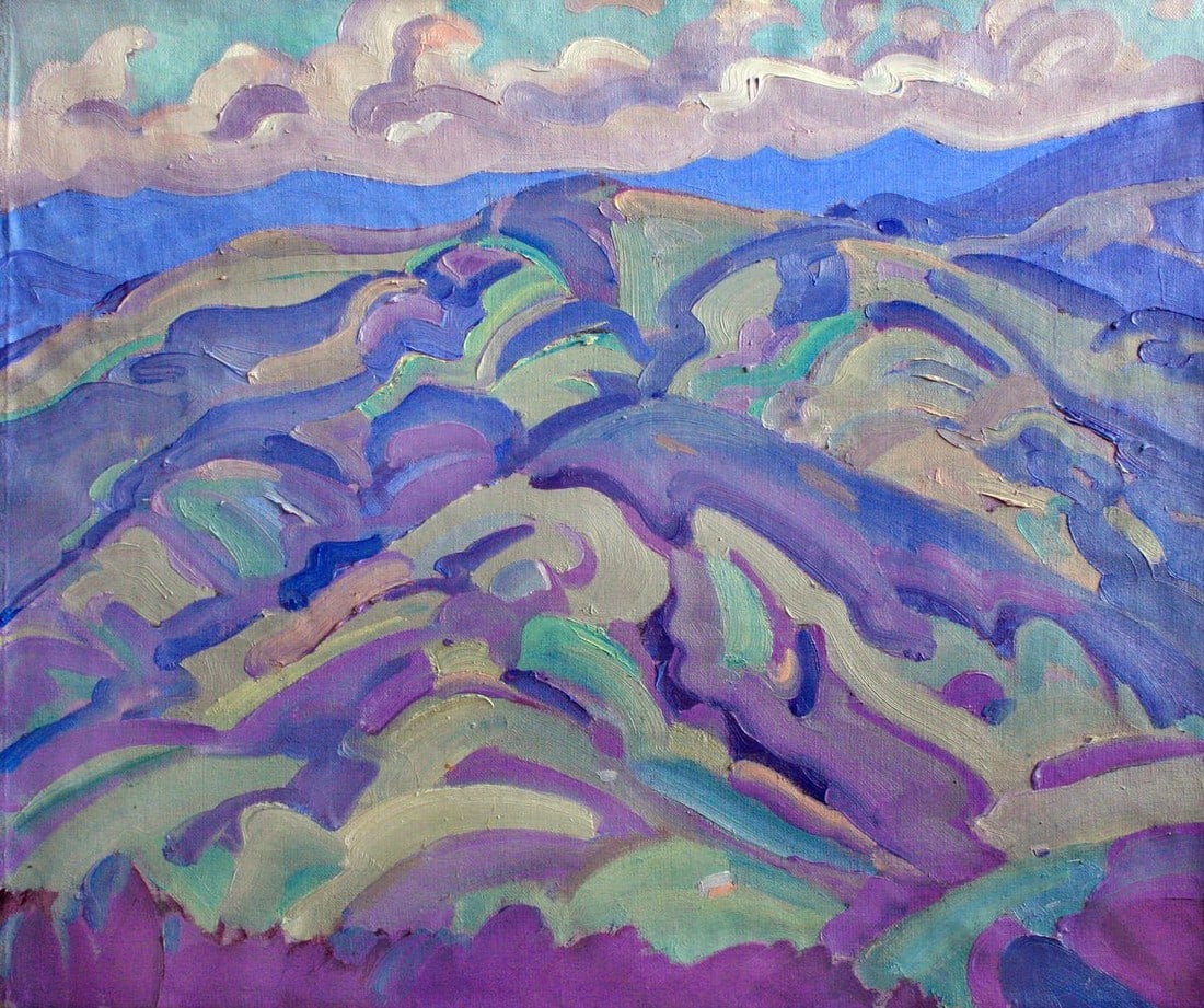 Oil painting Blue Mountains Leonid Pavlenko (1 of 5)