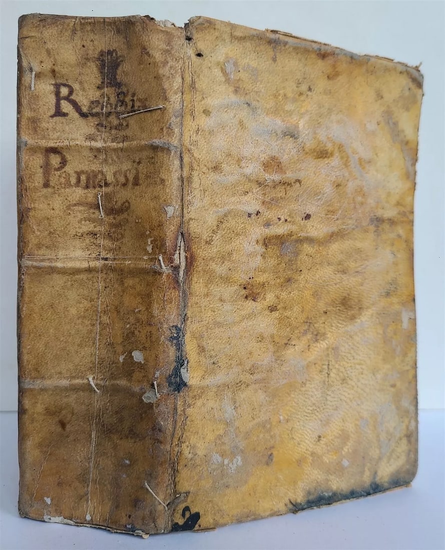 1745 REGIA PARNASSI seu PALATIUM MUSARUM in ITALIAN antique: REGIA PARNASSI seu PALATIUM MUSARUM IN QUO SYNONYMA, EPITHETA, PERIPHRASES, ET PHRASES POETICAE, EX OFFICINA TEXTORIS, DELECTU EPITHETORUM, SCALA PARNASSI Arte Poetica, Thesauro Poetico, et Elegantis