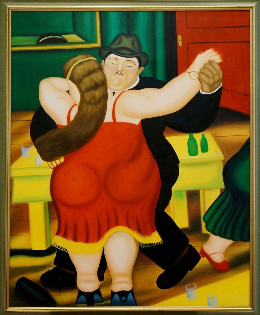 Oil painting Dance Frolova Julia: ?Verns 1046 *** ABOUT THIS PAINTING *** * TITLE: "Dance" * ARTISTS: Frolova Julia * SIZE: 80x100 cm/'31.49x39.37 inches' * MEDIUM: oil, canvas * HAND PAINTED: Original painting from our collection * C