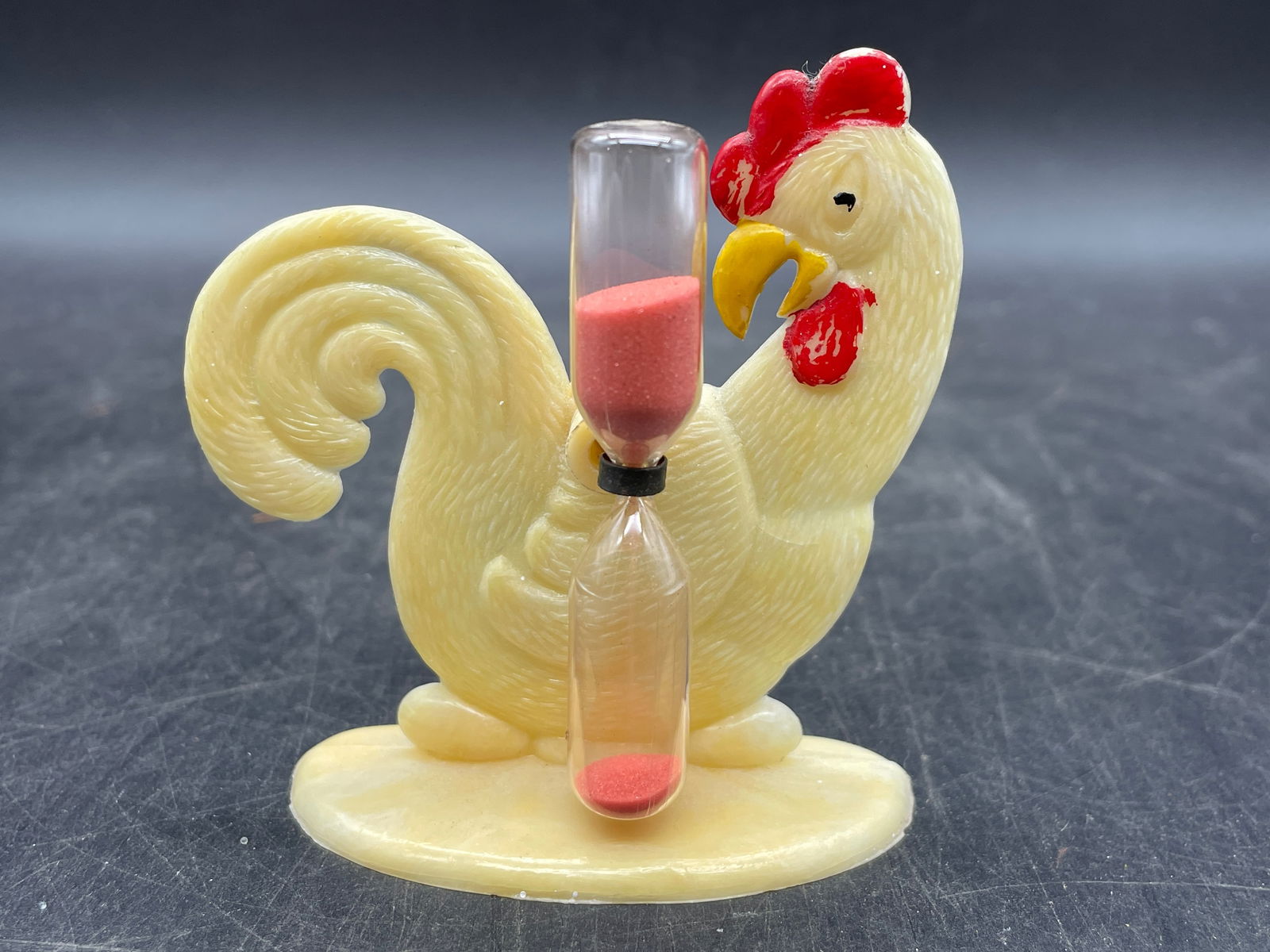 VINTAGE ROOSTER SHAPED KITCHEN EGG TIMER HONG KONG (1 of 8)