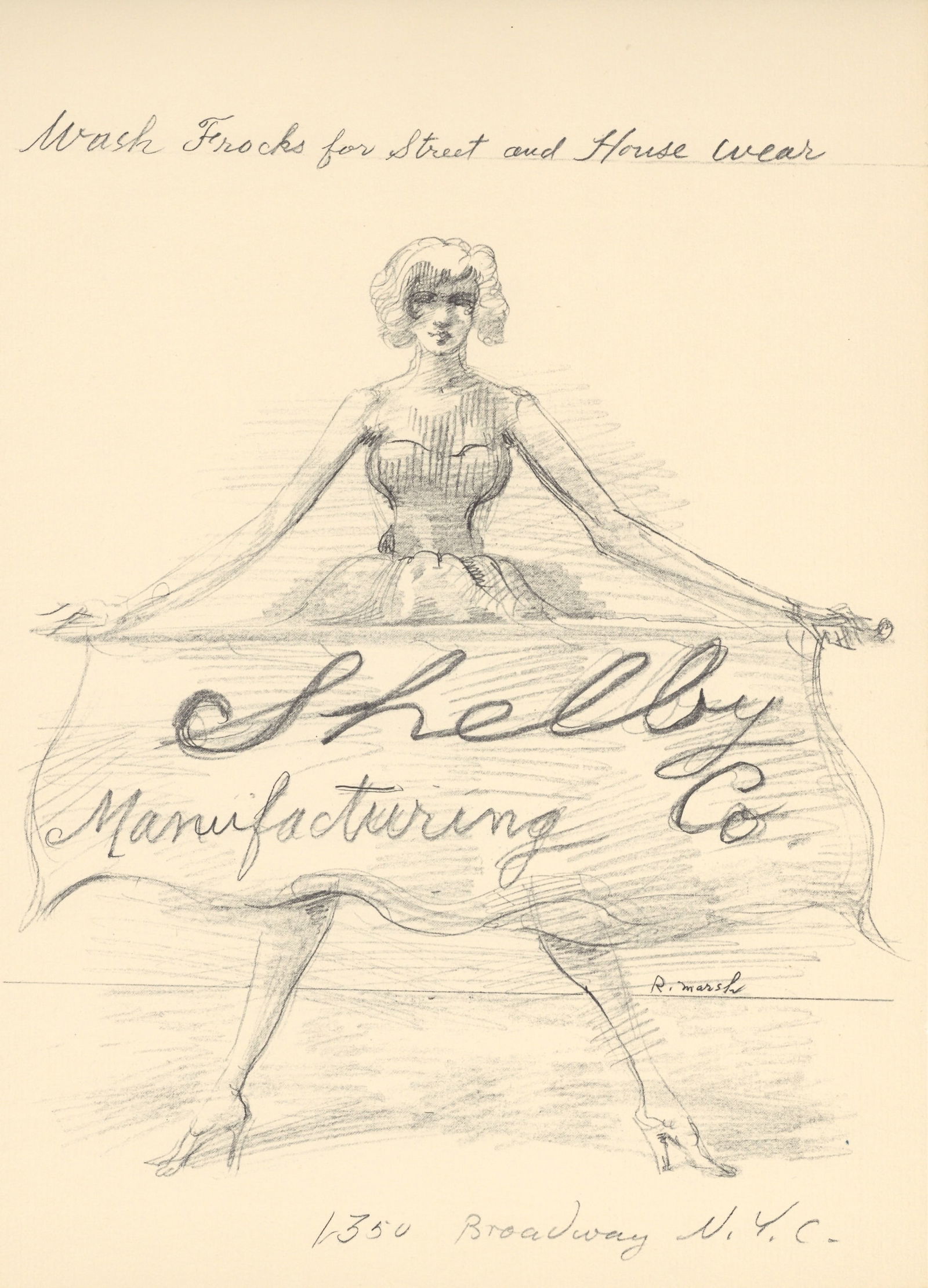 Reginald Marsh original lithograph: Medium: original lithograph. This lithograph was printed in 1954 for the "Improvisations" portfolio, published by the Artists Equity Association of New York on the occasion of the 1954 Spring Fantasia