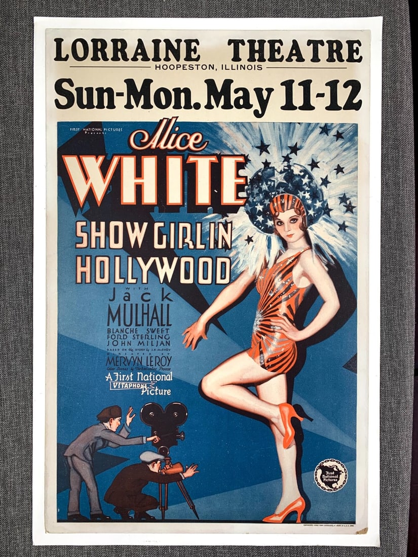 Showgirl In Hollywood - Alice White (1930) US Window Card Movie Poster LB (1 of 4)