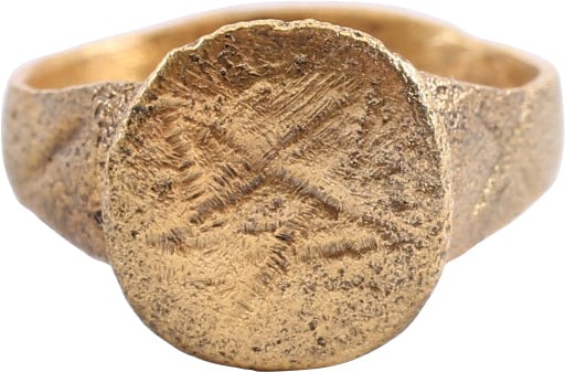 MEDIEVAL SORCERER’S RING C.500-900 AD, SIZE 3 3/4 (1 of 5)