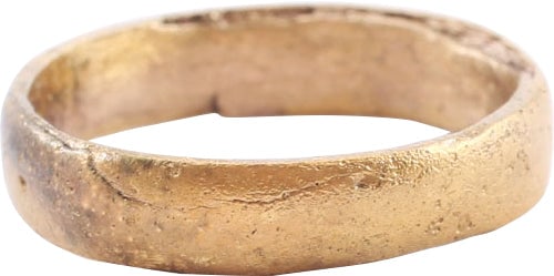 RARE VARIATION VIKING WOMAN’S WEDDING RING, SIZE 5 ¼ (1 of 5)