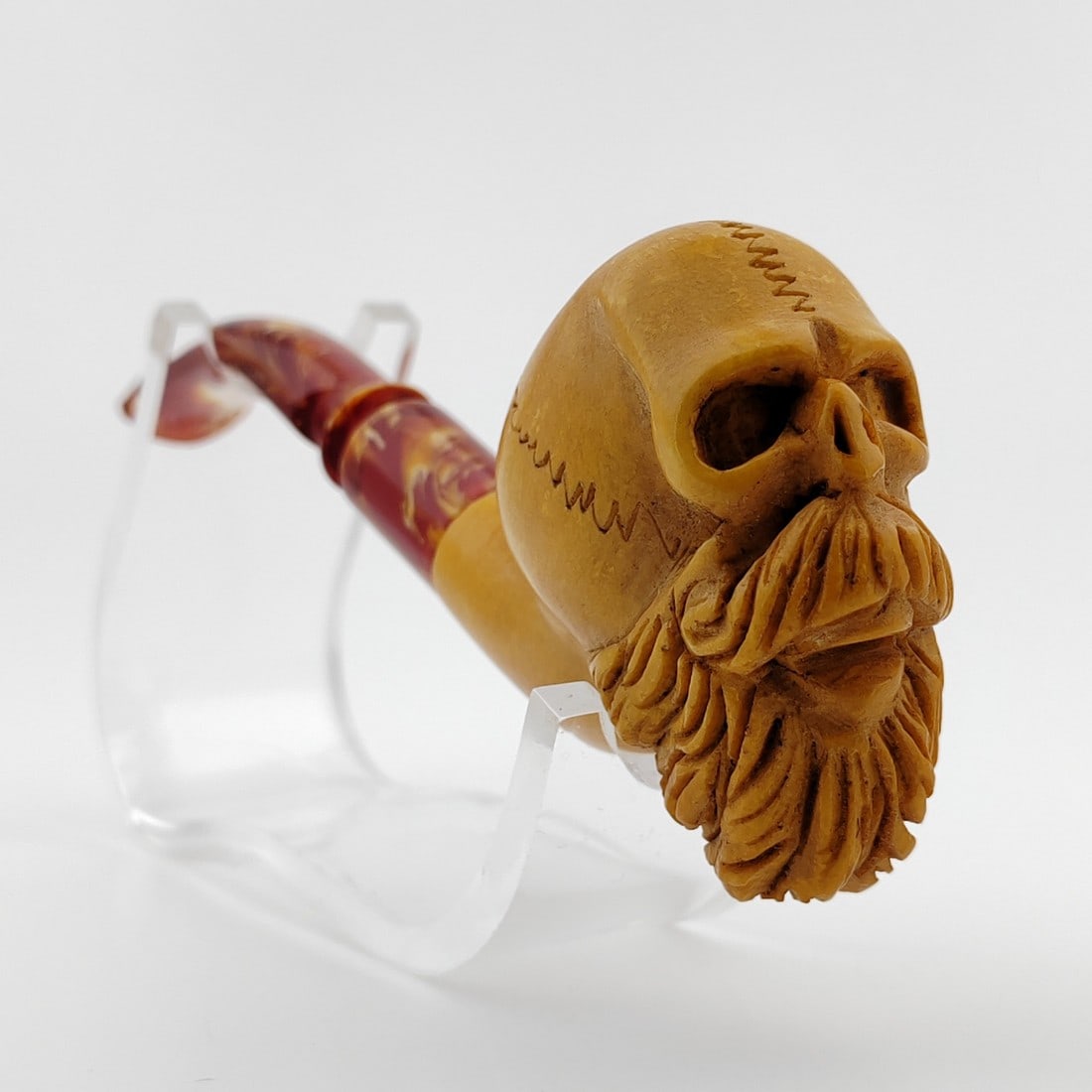 Bearded Skull Meerschaum Pipe (1 of 9)