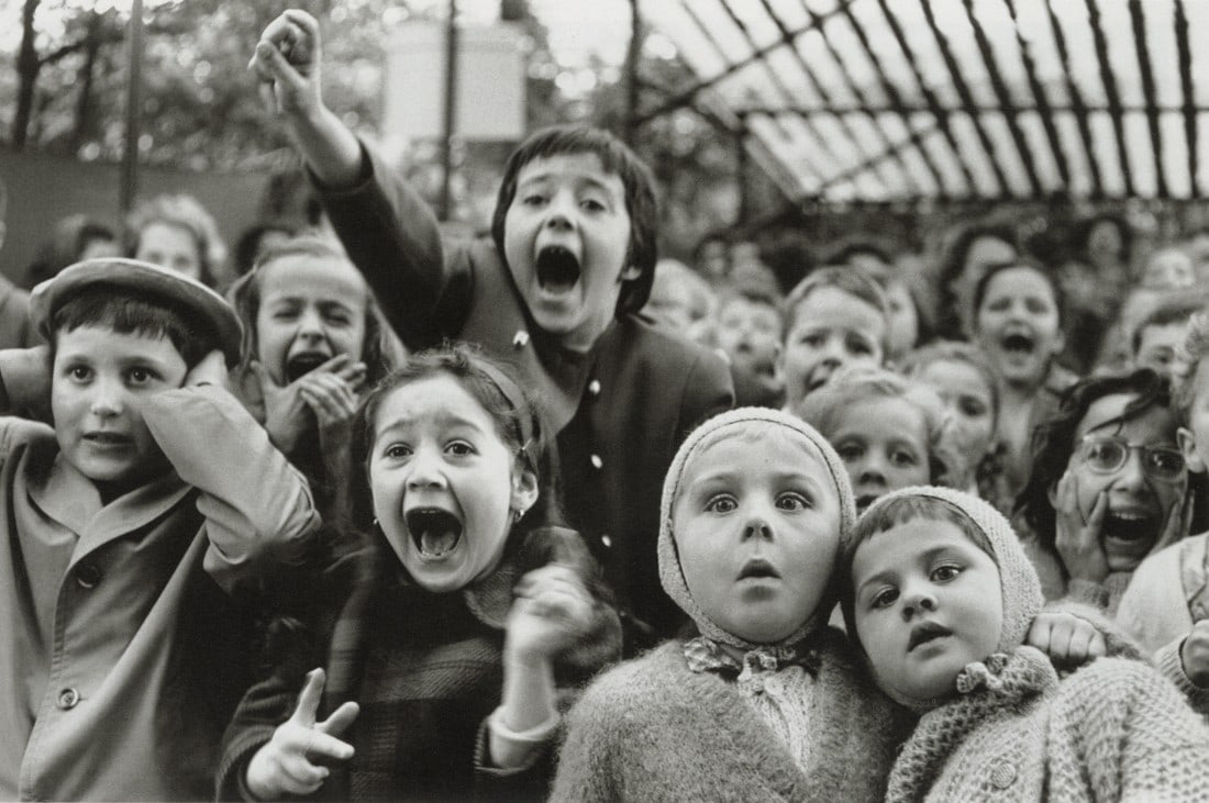 ALFRED EISENSTAEDT - Children Watching Puppet Theatre (1 of 1)