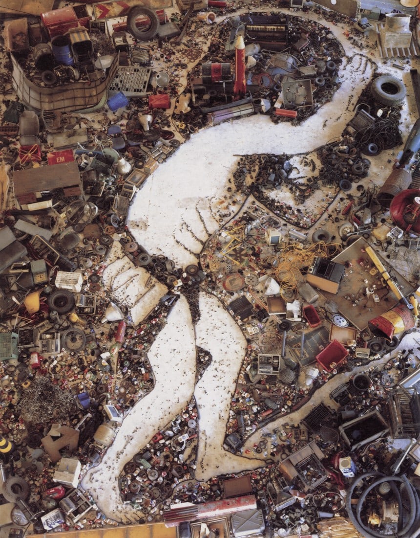 VIK MUNIZ - Sisifos: Artist: Vik Muniz Title: Sisifos Medium: Photo Litho, 2006, USA Dimensions: 6.9x8.8" Description: Heat Wax Mounted on 8.5x11" Conservation Board Artist Bio: Vik Muniz is an innovative artist who creat
