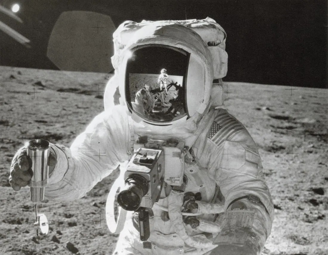 NASA - Apollo 12, Astronaut On The Moon, 1969 (1 of 1)