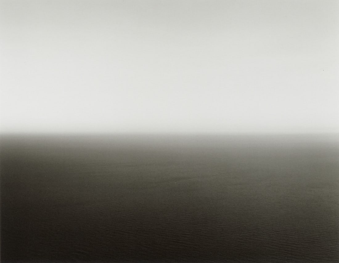 HIROSHI SUGIMOTO - Mediterranean Sea, La Ciotat, 1989: Artist: Hiroshi Sugimoto Title: Mediterranean Sea, La Ciotat, 1989 (NEG. #323) Medium: Photo Litho, 2019, Italy Dimensions: 8.45x6.6" Description: Heat Wax Mounted on 8.5x11" Conservation Board Artist