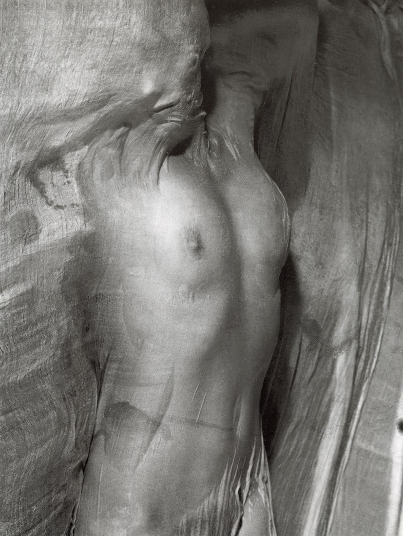 ERWIN BLUMENFELD - Wet Veil, 1937: Artist: Erwin Blumenfeld Title: Wet Veil, 1937 Medium: Photo Litho, 1996, Italy Dimensions: 8.4x11.15" Description: Heat Wax Mounted on 12x16" Conservation Board Artist Bio: Erwin Blumenfeld was a Ger