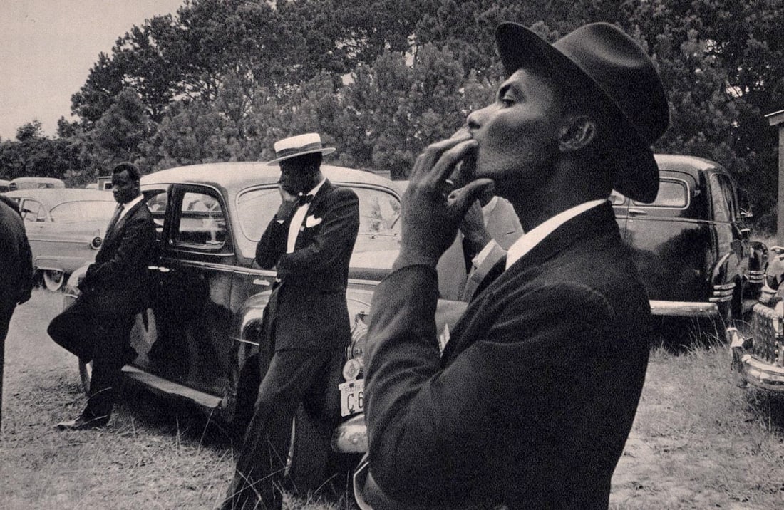 ROBERT FRANK - The Americans, Saint Helena, SC: Artist: ROBERT FRANK Print Title: The Americans, Saint Helena, SC Printing Date: 1969 Medium:Sheet-fed gravure Printed in:Switzerland Image Size: approx. 5.5 x 8” Robert Frank i(November 9, 1924