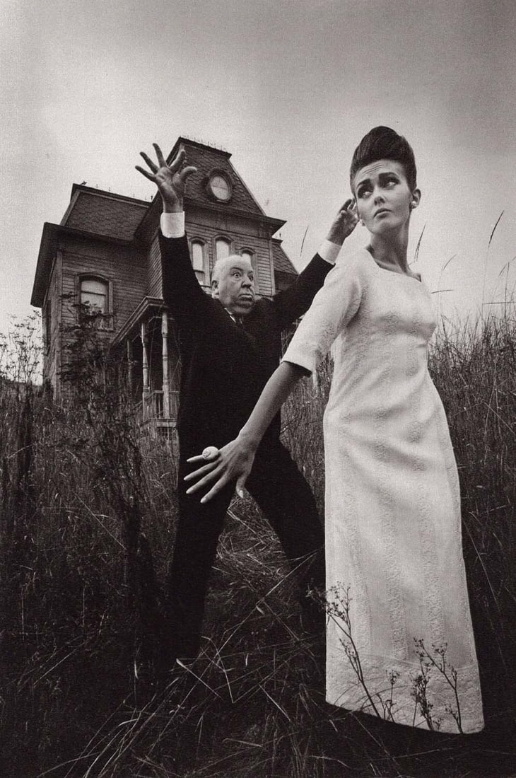 JEANLOUP SIEFF -   Alfred HItchcock with Ina Modell, 1962 (1 of 1)