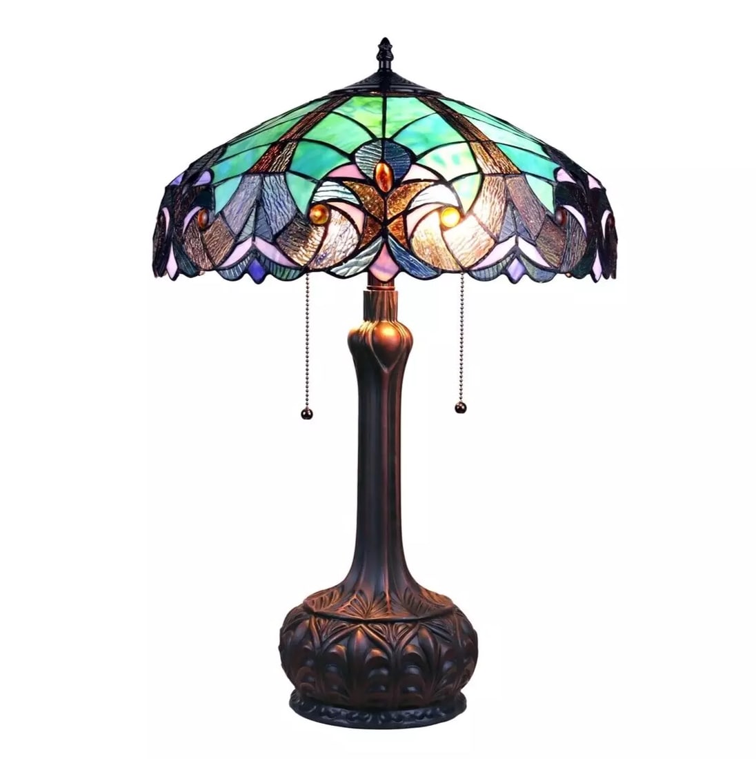 25.78" Stained Glass Table Lamp (1 of 8)