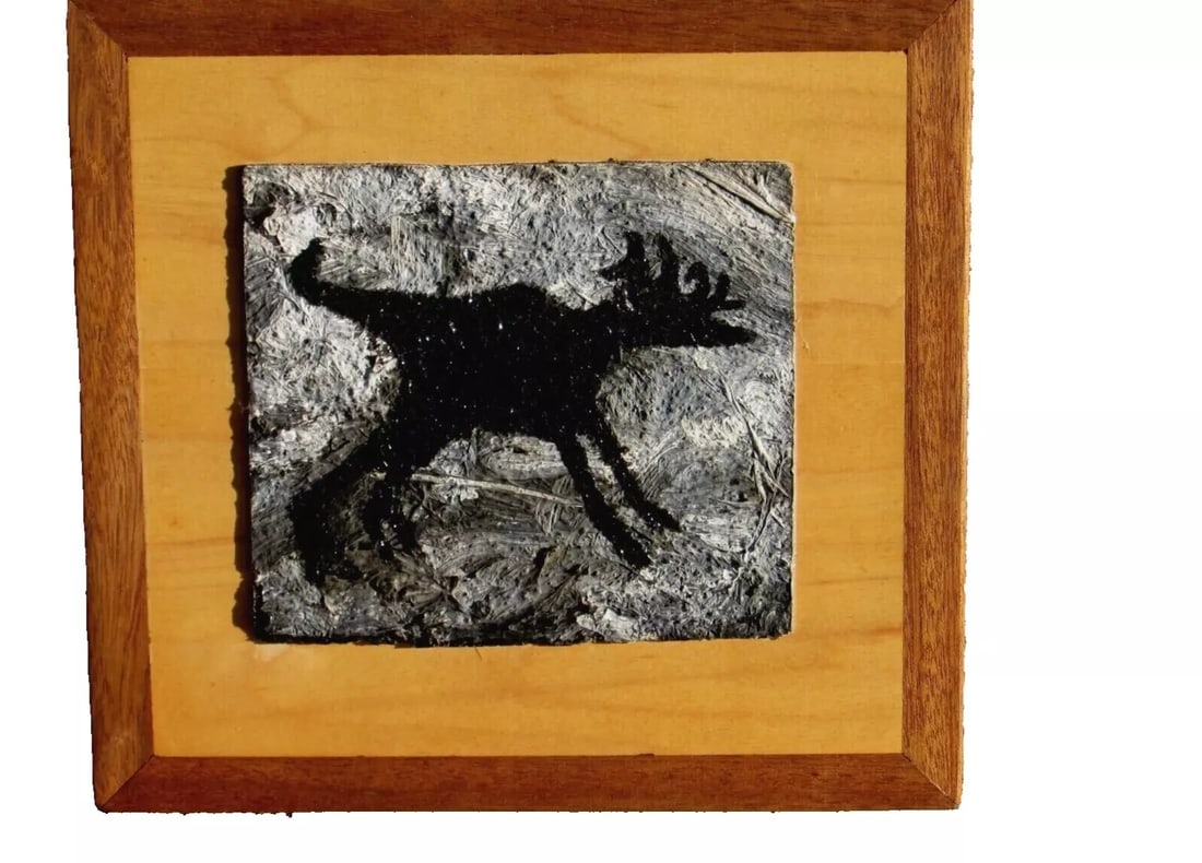 Michael McCall California Modernist oil GODDOG 2008 Laura Lee Stearns Collection (1 of 4)