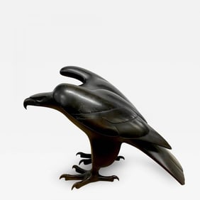 Eagle Sculpture Made by Zai Wang
