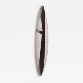 Contemporary Porcelain Wall Art / Hanging Vessel by Ceramic Artist, Paula Murray