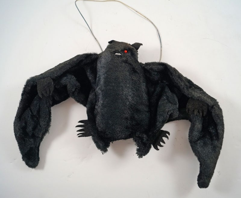 Vintage Halloween Stuffed Bat Toy Decoration (1 of 4)