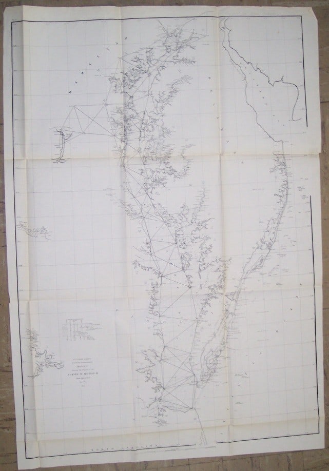 Sketch C Showing the Progress of the Survey in Section III (1 of 3)