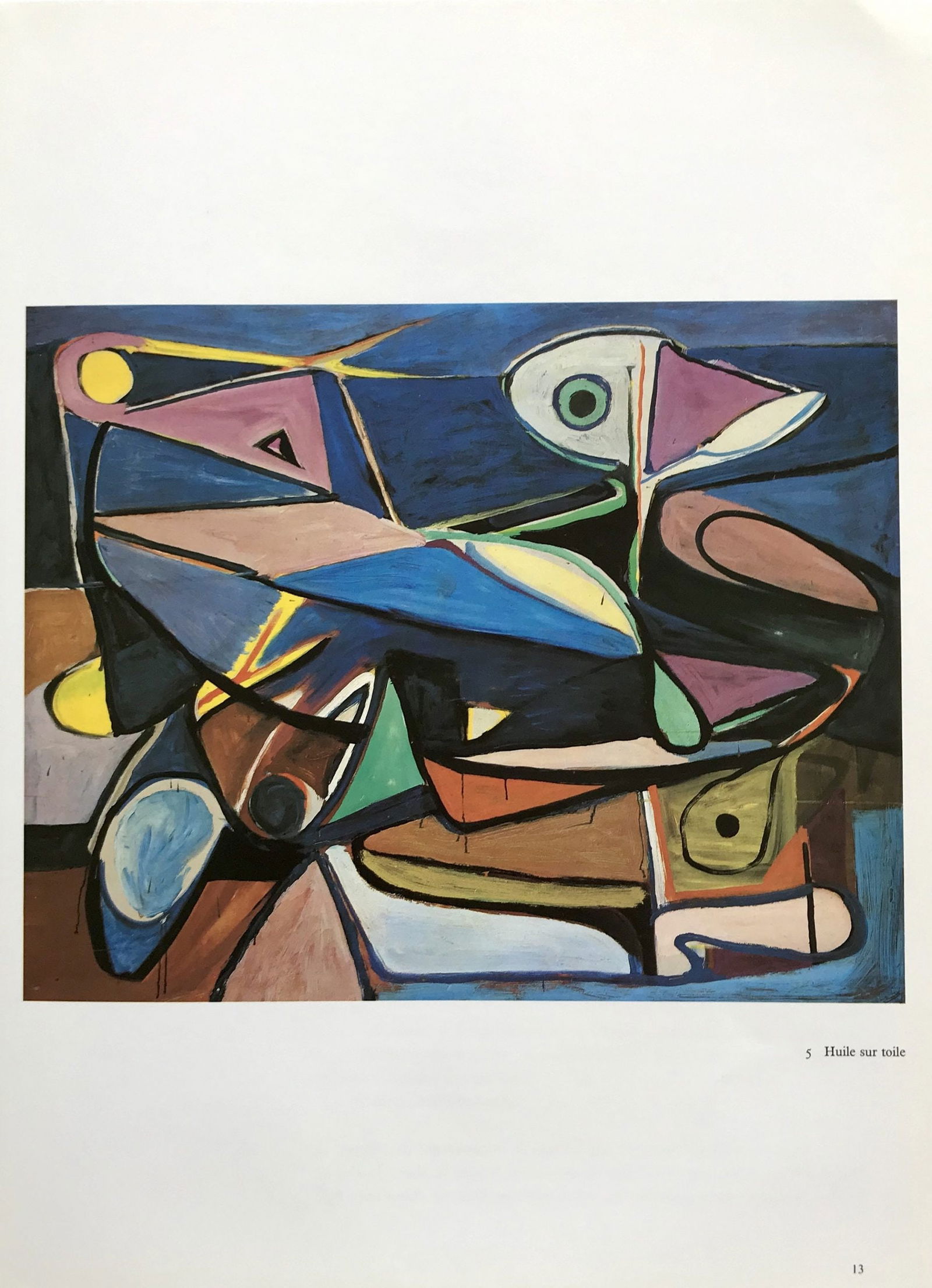 Bram Van Velde DM04240 Derriere le Miroir 1980: Artist: Bram Van Velde Country: Netherlands Title: Untitled "DM04240" Medium: Offset Paper: Vellum paper 15 x 11 inch Published: 1980 Maeght France Provenance: Derriere le Miroir 1980 Condition: