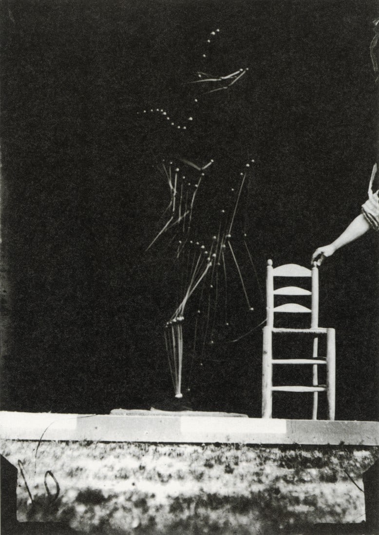 ETIENNE-JULES MAREY - Saut A Partir D'Une Chaise: Artist: Etienne-Jules Marey Title: Saut A Partir D'Une Chaise, 1884 Medium: Photo Litho, 2000, Italy Dimensions: 6.15x8.65" Descrition: Heat Wax Mounted on 8.5x11" Conservation Board Artist Bio: É