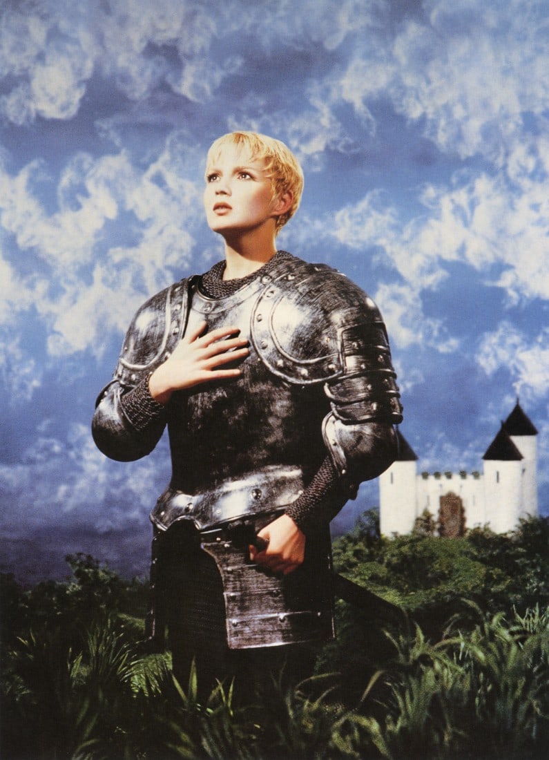 PIERRE & GILLES - Sainte Jeanne D'Arc, 1988: Artist: Pierre & Gilles Title: Sainte Jeanne D'Arc - Catherine Jourdan, 1988 Medium: Photo Litho, 1997, Germany Dimensions: 6.8x9.4" Descrition: Heat Wax Mounted on 8.5x11" Conservation Board Artist B
