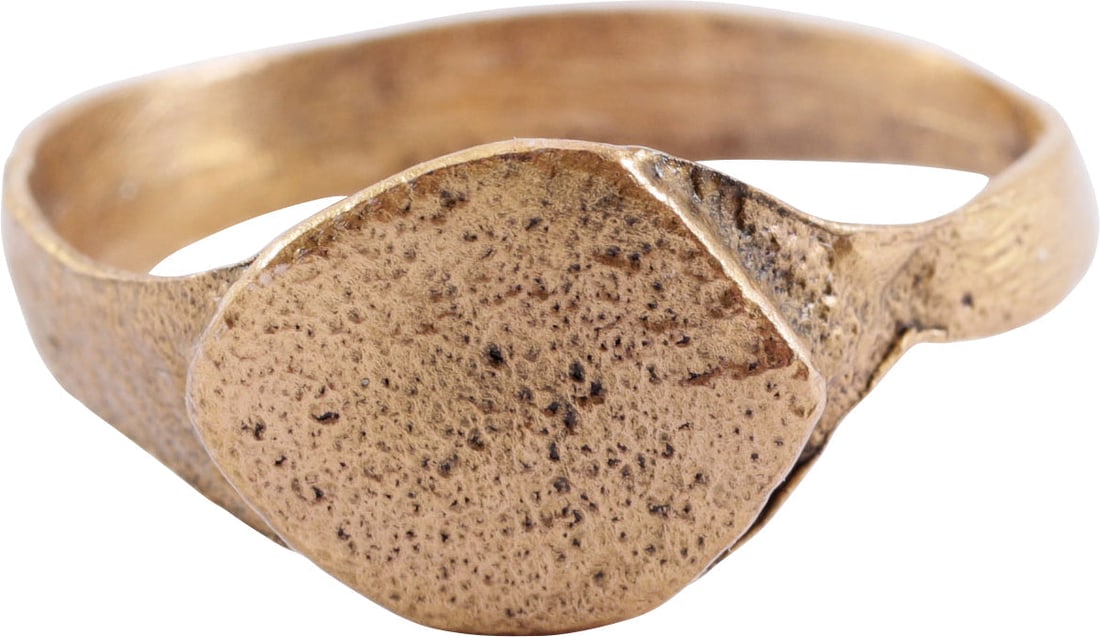 ROMAN PAGAN RING, 2ND-5TH CENTURY AD, SIZE 8 3/4 (1 of 5)