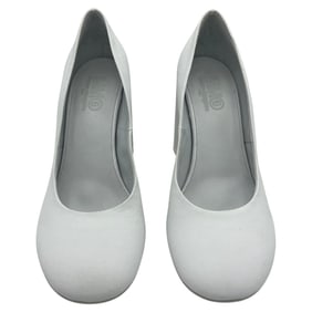 MM6 Maison Margiela White Heel Shoes, Size 38
