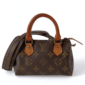 LOUIS VUITTON Nano Speedy bag with shoulder strap