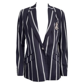 Ralph Lauren Navy striped blazer