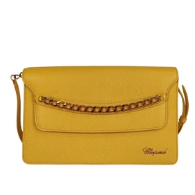 CHOPARD Shoulder bag "Monaco" in yellow leather